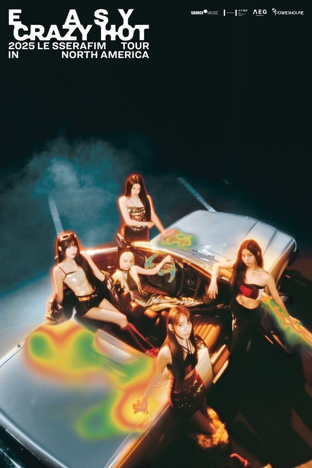 르세라핌이 첫 월드투어 ‘EASY CRAZY HOT’로 아시아와 북미 10개 도시 12회 공연을 전석 매진시키며 글로벌 티켓 파워를 입증했다. 사진제공 | 쏘스뮤직