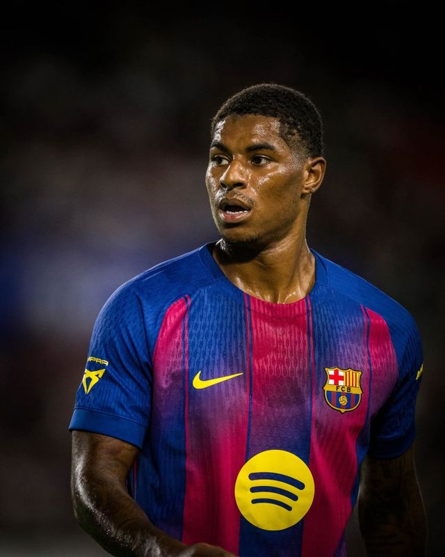 FC바르셀로나는 31일 서울월드컵경기장에서 FC서울과 프리시즌 아시아 투어 친선경기에 라민 야말을 비롯한 주축 선수들을 최대한 출전시키겠다는 의지다. 맨체스터 유나이티드에서 임대 영입한 마커스 래시포드의 출전 가능성도 크다. 27일 비셀 고베와 일본 투어 친선전에 나선 래시포드. 사진출처｜FC바르셀로나 페이스북