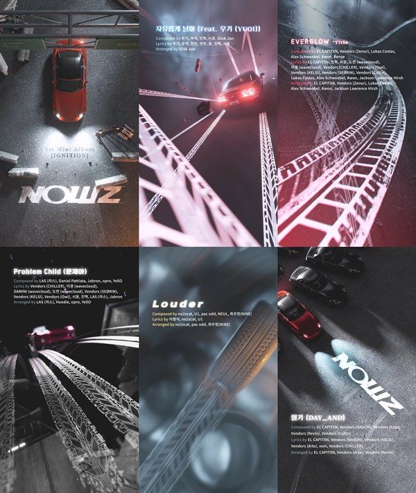 큐브엔터테인먼트 신인 보이그룹 NOWZ가 첫 미니 앨범 ‘IGNITION’으로 파워풀한 변신을 예고했다. 타이틀곡 ‘EVERGLOW’를 포함한 5트랙이 청춘의 열정과 에너지를 전하며 강렬한 존재감을 예고한다. 사진제공|큐브엔터테인먼트