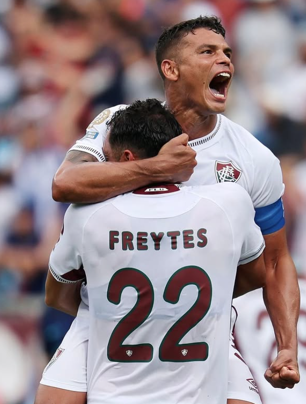 플루미넨시 티아고 실바(뒤)는 팀의 클럽월드컵 우승이 가능하다고 자신한다. 결승으로 가는 길목에서 친정팀 첼시를 만나게 됐지만 승부의 세계가 냉정하다는 사실을 강조했다. 사진출처│티아고 실바 인스타그램