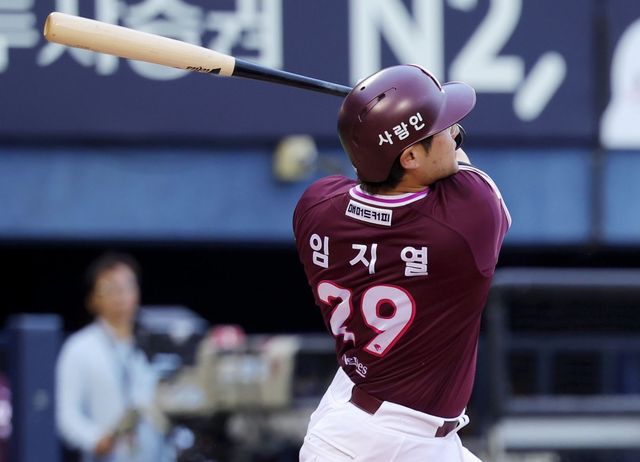 키움 임지열이 데뷔 후 한 시즌 최다홈런을 쳐냈다. 뉴시스