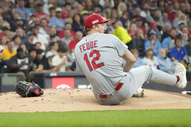 세인트루이스 페디는 최근 계속되는 부진으로 선발 로테이션에서 이탈할 위기에 놓였다.｜AP뉴시스