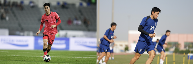 축구국가대표팀 미드필더 서민우(왼쪽)와 김봉수는 7일 용인미르스타디움에서 열린 중국과 E-1 챔피언십 1차전에서 A매치 데뷔에 성공했다. 힘겨웠던 초년병 시절을 딛고 태극마크를 달았지만 현실에 안주하지 않고 꾸준히 대표팀에 승선하겠다는 의지다. 사진제공│대한축구협회