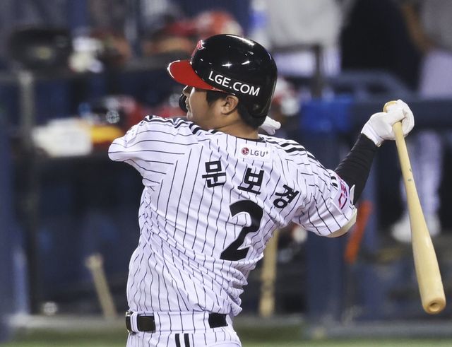 LG 트윈스 문보경. 뉴시스
