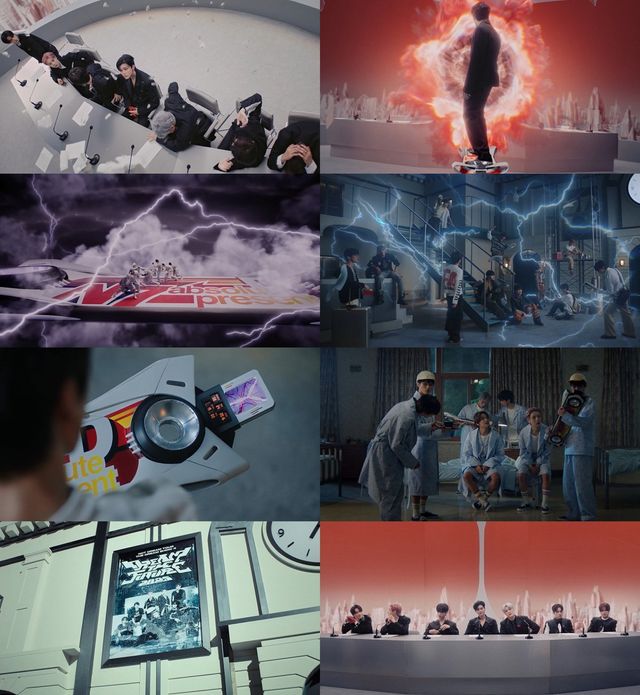 NCT DREAM의 정규 5집 타이틀곡 ‘BTTF’ 뮤직비디오가 선공개됐다. SF 영화 같은 시간 여행 스토리와 강렬한 퍼포먼스가 팬들을 사로잡았다. 사진제공|SM엔터테인먼트