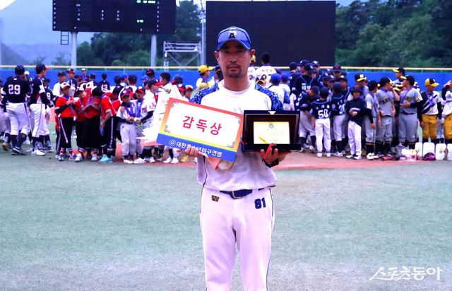 제5회 횡성군수배 전국유소년야구대회 U-13 청룡에서 시흥시유소년야구단을 우승으로 이끈 정선기 감독. 사진제공｜대한유소년야구연맹