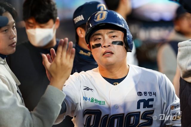 NC 권희동은 8일까지 출루율 0.415를 기록하며 리그 전체 2위, 순출루율(0.165) 리그 1위로 뛰어난 출루 능력을 과시하고 있다. 사진제공｜NC 다이노스