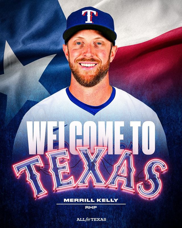 메릴 켈리. 사진=텍사스 레인저스