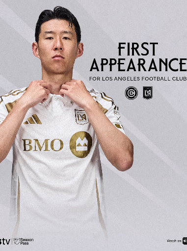 LAFC 손흥민은 10일(한국시간) 미국 일리노이주 브리지뷰의 시트긱스타디움에서 열린 시카고 파이어와 2025&nbsp;MLS&nbsp;27라운드 원정경기에서 데뷔전을 치렀다. 사진은 그가 후반 16분 데이비드 마르티네스 대신 교체투입되자 구단 인스타그램에 올라온 데뷔전 관련 게시물. 사진출처│LAFC 인스타그램