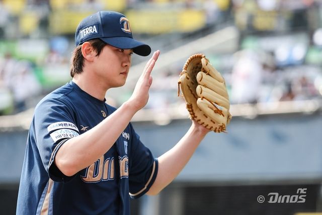 NC 전사민은 12일 잠실 두산과 원정경기에서 올해 최고의 투구를 선보였다. 그는 공격적인 투구를 앞세워 후반기 반등을 꿈꿔본다. 사진제공｜NC 다이노스