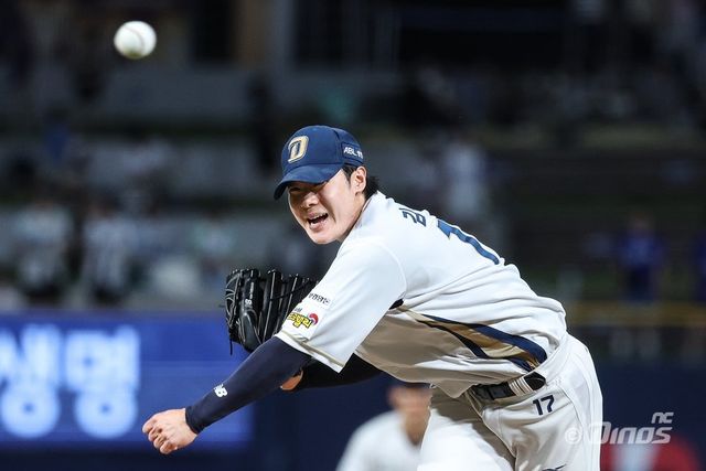 NC 김영규는 8일 창원 KIA전에서 올 시즌 10홀드를 달성했다. 지난해부터 그를 괴롭혔던 왼쪽 팔꿈치 부상과 싸우면서도 4년 연속 10홀드라는 값진 기록을 거뒀다. 사진제공｜NC 다이노스
