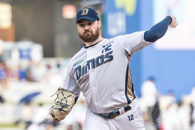 NC 로건은 올해 24경기에서 6승10패 ERA 3.89를 기록하고 있다. 시즌 초반 부진을 딛고 선발진에 힘이 되어주고 있다. 사진제공｜NC 다이노스