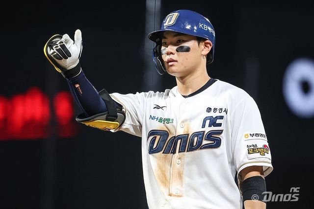 NC 김주원은 올해 전 경기에 출전하며 공격과 주루에서 커리어하이를 쓰고 있다. 지칠 법하지만, 지치지 않고 활약상을 이어가고 있다. 사진제공｜NC 다이노스
