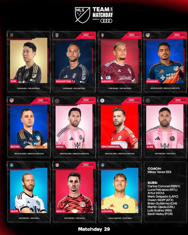 MLS 사무국이 19일 발표한 정규리그 29라운드 베스트11에 LAFC 손흥민과 인터 마이애미 리오넬 메시 등을 각각 포워드, 미드필더 부문에 선정했다. 손흥민은 17일 뉴잉글랜드와 MLS 원정경기에서 1도움을 포함해 팀 2골에 모두 관여하며 2-0 승리를 이끈 공로를 인정받았다. 사진출처｜MLS 페이스북