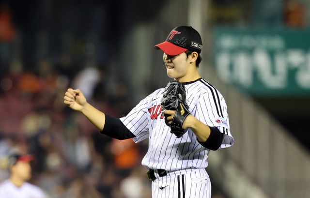 LG 김영우는 데뷔 첫해부터 위력적인 구위를 앞세워 불펜진의 한축으로 성장하고 있다.｜뉴시스