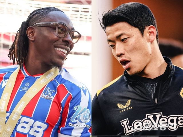 크리스탈 팰리스가 에베레치 에제(왼쪽)의 대체자로 황희찬을 염두에 두고 있다. 사진출처｜크리스탈 팰리스·울버햄턴 페이스북