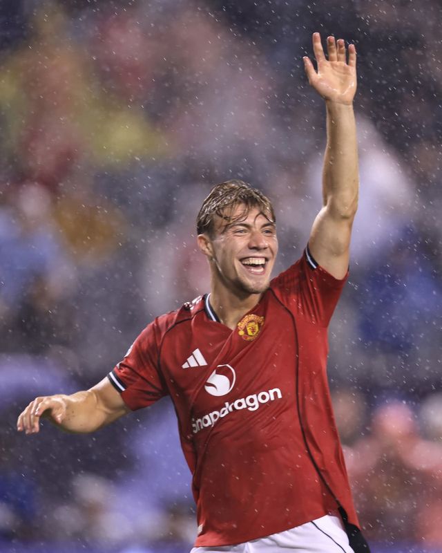 맨유 공격수 호일룬이 세리에A 나폴리와 연결됐다. 사진출처｜맨체스터 유나이티드 페이스북