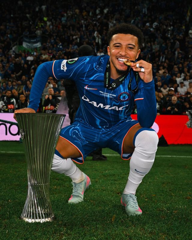 맨유의 ‘금쪽이’ 제이든 산초가 이탈리아 인터 밀란과 깊이 연결되고 있다. 사진출처｜첼시 페이스북