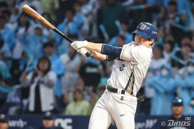 NC 박민우는 후반기 득점권 상황에서 부담감을 느끼고 있다. 그는 재밌게 야구하며 팀의 가을야구 경쟁에 힘을 보탤 것을 약속했다. 사진제공｜NC 다이노스