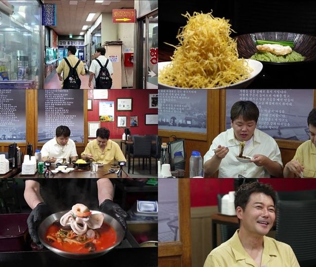 ‘전현무계획2’ 44회에서 전현무와 곽튜브가 시청자 추천으로 강화도의 30년 전통 중화요리집을 찾아 간짜장, 삼선짬뽕, 순무 탕수육을 맛보고 극찬을 쏟아냈다. 줄 서서 먹는 이유를 인정한 두 사람의 리얼 먹트립이 시청자들의 침샘을 자극한다. 사진제공|MBN·채널S ‘전현무계획2’
