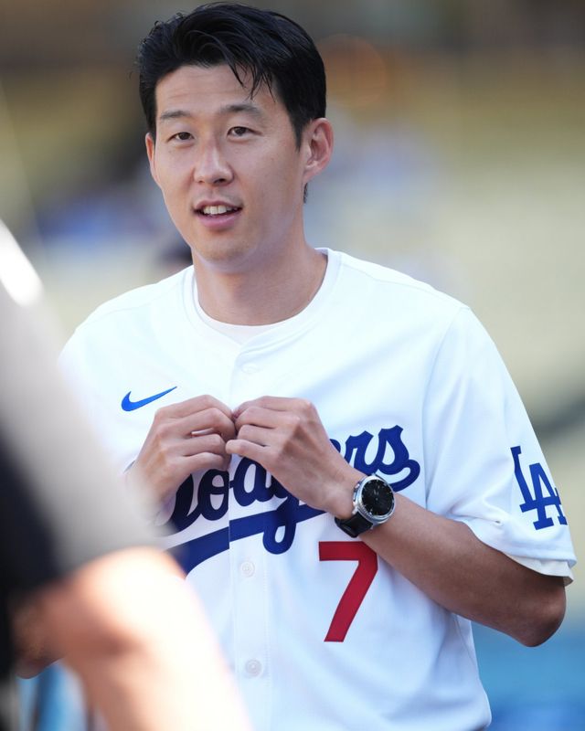 손흥민. 사진=메이저리그 공식 SNS