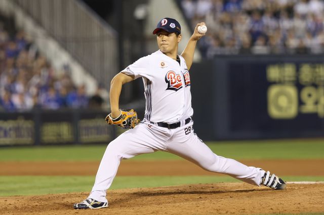 두산 이병헌은 28일 잠실 삼성전에서 구원등판해 1.2이닝 무실점을 기록했다. 그는 56일 만에 1군 등판에서 깔끔한 투구를 펼치며 남은 시즌을 기대하게 했다. 사진제공｜두산 베어스