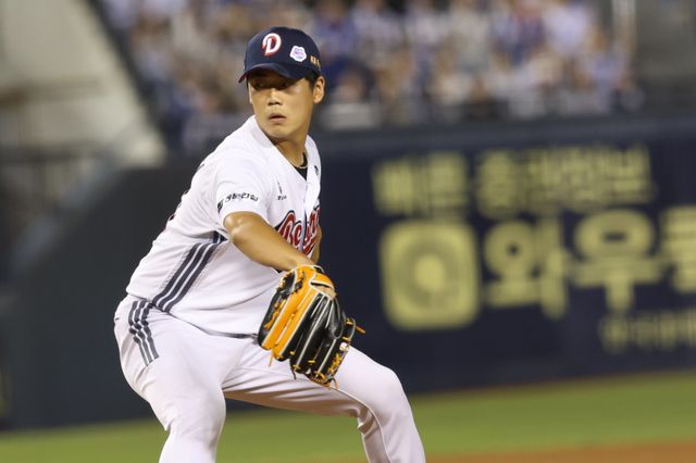 두산 이병헌은 28일 잠실 삼성전에서 구원등판해 1.2이닝 무실점을 기록했다. 그는 56일 만에 1군 등판에서 깔끔한 투구를 펼치며 남은 시즌을 기대하게 했다. 사진제공｜두산 베어스