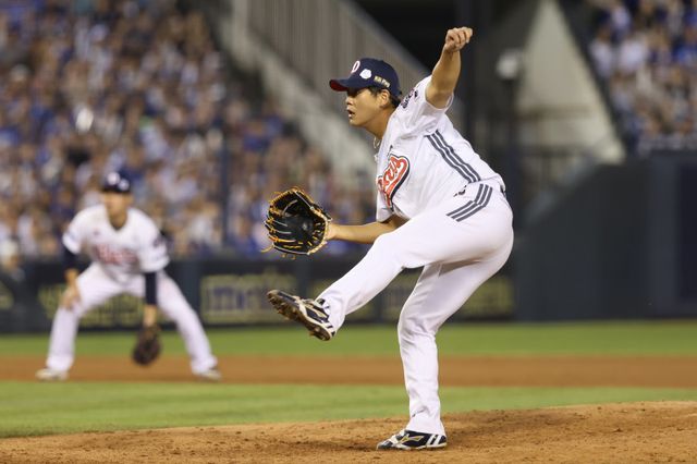 두산 이병헌은 28일 잠실 삼성전에서 구원등판해 1.2이닝 무실점을 기록했다. 그는 56일 만에 1군 등판에서 깔끔한 투구를 펼치며 남은 시즌을 기대하게 했다. 사진제공｜두산 베어스