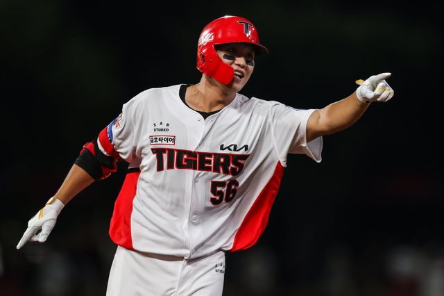 KIA 오선우는 데뷔 7년차인 올해 최고의 활약을 펼치고 있다. 그는 규정 타석 진입을 이룬 자신에게 뿌듯해하며 꾸준한 활약을 펼치리라 다짐했다. 사진제공｜KIA 타이거즈