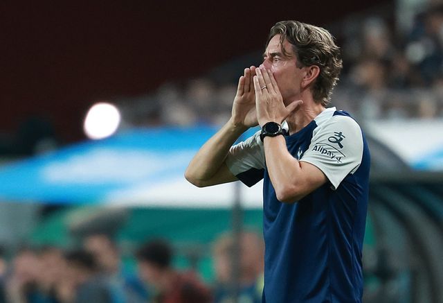 토트넘 토마스 프랑크 감도은 3일 서울월드컵경기장에서 열린 뉴캐슬과 프리시즌 친선경기를 마친 뒤 손흥민의 고별전이었음을 공식적으로 알렸다. 상암｜뉴시스