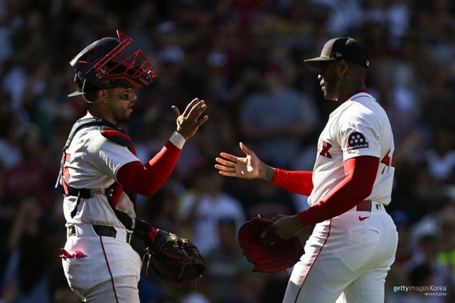 카를로스 나바에스-아롤디스 채프먼. 사진=게티이미지코리아