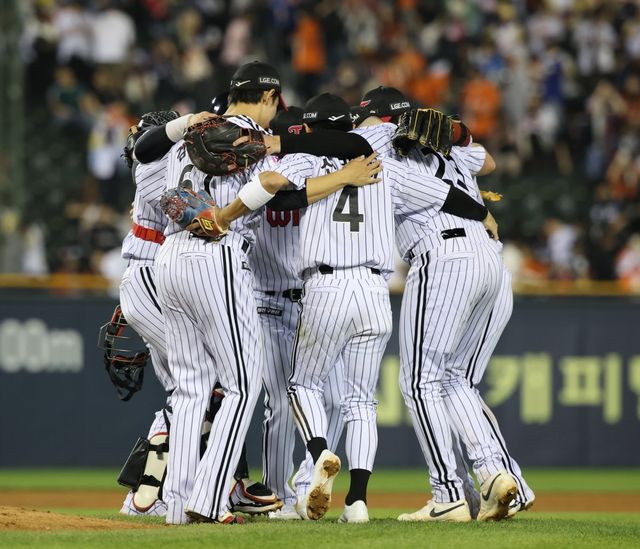LG 트윈스 선수들. 뉴시스