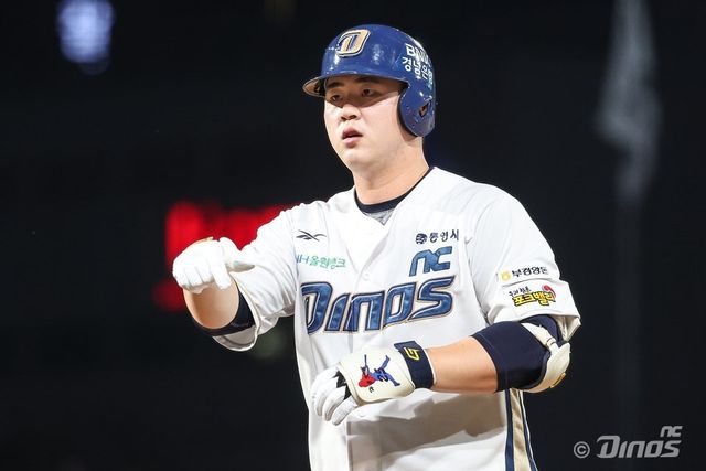 NC 김형준은 올해 공격과 수비를 분리해서 생각하기 시작했다. 이는 공수에서 안정적인 기량을 유지하는 데 큰 힘이 되고 있다. 사진제공｜NC 다이노스