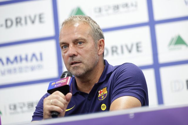 한지 플릭 감독은 4일 대구전 직후 “이번 투어의 목적에 맞는 훈련 세션을 계획했고, 우리는 그것을 해냈다. 만족스러운 투어였다”고 평가했다. 사진제공｜올리브크리에이티브