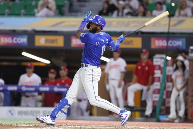 삼성 르윈 디아즈. 사진제공｜삼성 라이온즈