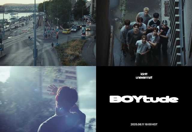 걸그룹 트리플에스를 잇는 초대형 보이그룹 아이덴티티가 11일 첫 앨범 발매를 앞두고 슈퍼 타이틀 트랙 후보 ‘보이튜드’ 티저를 공개하며 기대감을 끌어올렸다. 사진제공 | 모드하우스