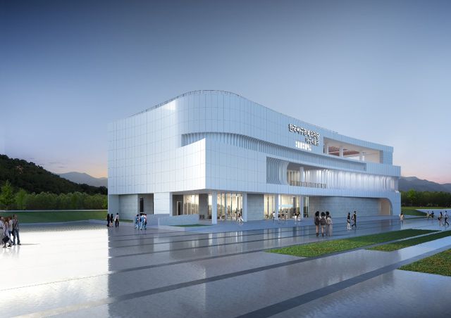 야구박물관 착공식이 16일 부산 기장군에서 열린다. 2027년 상반기 개장 예정인 야구박물관 조감도. 사진제공｜KBO