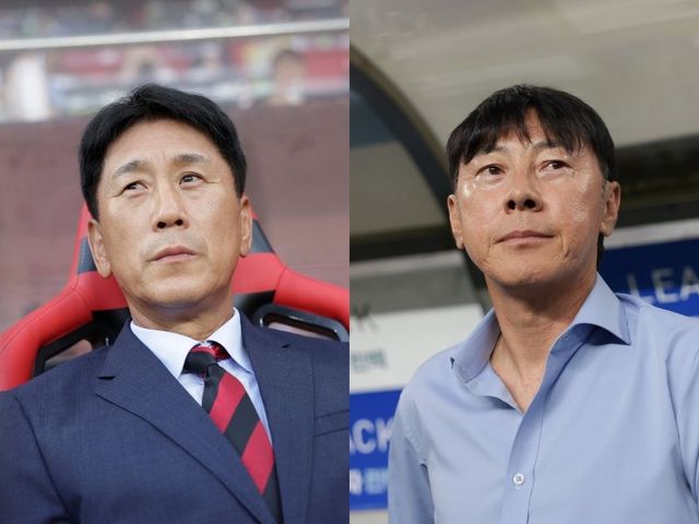 포항과 울산은 13일 포항스틸야드에서 열리는 ‘하나은행 K리그1 2025’ 29라운드에서 맞붙는다. 포항 박태하 감독(왼쪽)과 울산 신태용 감독. 사진제공｜한국프로축구연맹