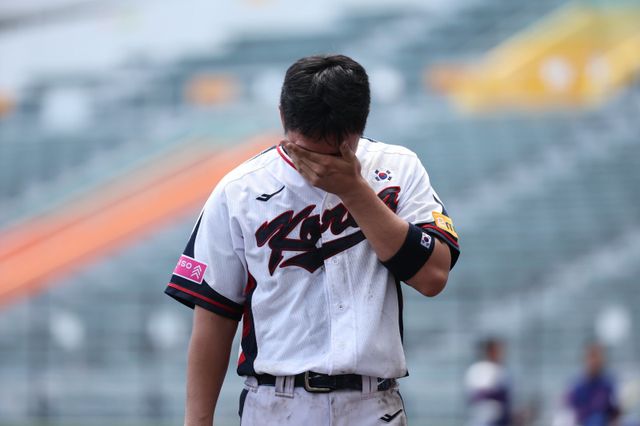 U-18대표팀은 14일 일본 오키나와현 나하 셀룰러 스타디움서 열린 대회 3·4위전(7이닝제) 대만과 맞대결서 2-3으로 패하며 대회를 4위로 마무리했다. 사진출처｜WBSC