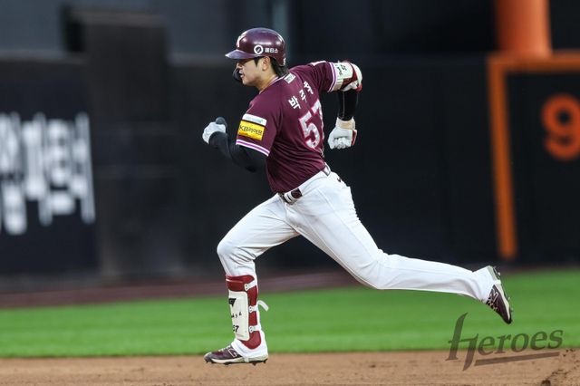 키움 박주홍은 파워 히팅보다 콘택트 능력에 초점을 맞추며 타격 페이스를 끌어올리고 있다. 사진제공｜키움 히어로즈