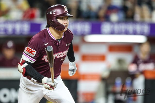 키움 박주홍은 파워 히팅보다 콘택트 능력에 초점을 맞추며 타격 페이스를 끌어올리고 있다. 사진제공｜키움 히어로즈