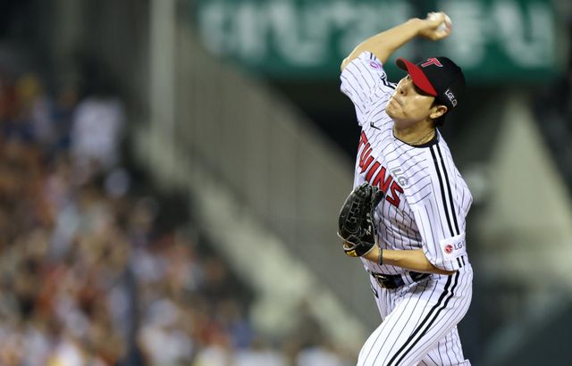 LG 김진성. 뉴시스