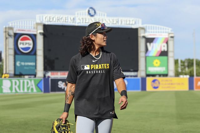 피츠버그 배지환은 16일(한국시간) 마이너리그 트리플A로 강등됐다. 그는 이달 8일 콜업 이후 6경기서 9타수 무안타로 침체했다.｜AP뉴시스