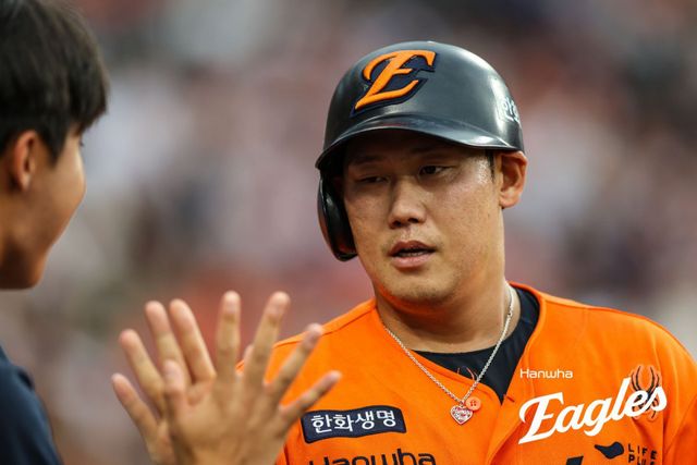 한화 하주석은 가장 뛰어난 타격감을 선보이며 2루수 경쟁에서 앞서 가고 있다. 사진제공｜한화 이글스