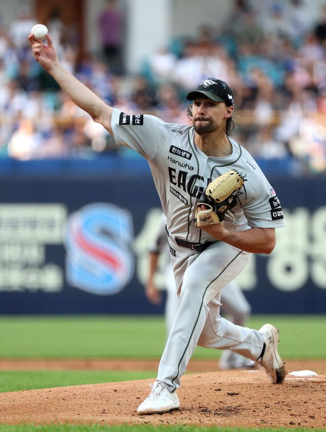 한화 라이언 와이스. 뉴시스