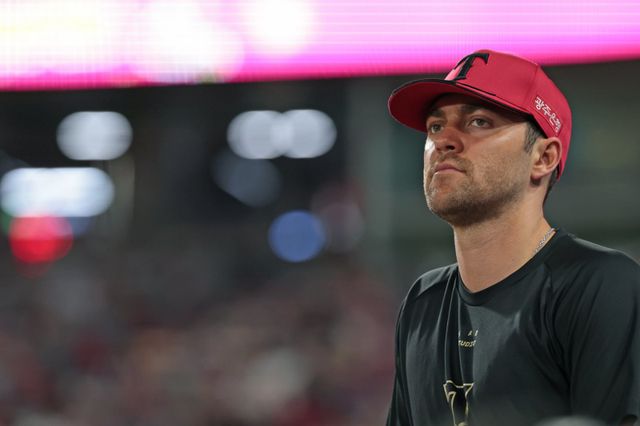 KIA 제임스 네일은 18일 광주 한화와 홈경기를 앞두고 1군에서 말소돼 올 시즌을 마무리했다. 그는 오른쪽 팔꿈치 염증 증세로 투구가 어렵다. 사진제공｜KIA 타이거즈