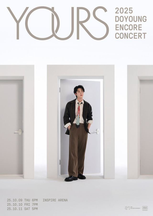 NCT 도영이 전석 매진에 힘입어 다음달 9일 인천 인스파이어 아레나에서 앙코르 콘서트를 1회 추가한다. 이로써 오는 9일부터 사흘간 총 3회 공연이 확정됐으며, 업그레이드된 무대를 예고해 또 한 번 치열한 티켓 전쟁이 예상된다. 사진제공|SM엔터테인먼트