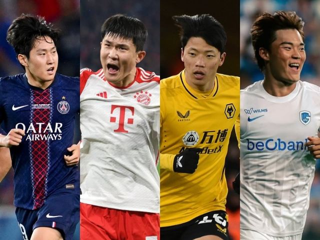 유럽축구 여름이적시장 내내 시끌벅적했지만 결과적으로 이뤄진 건 없었다. 이강인, 김민재, 황희찬, 오현규 모두 새로운 둥지로 옮기지 못했다. 사진출처｜PSG·바이에른 뮌헨·헹크 페이스북, AP뉴시스