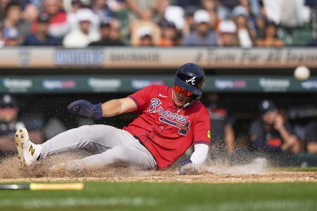 애틀랜타 김하성은 21일(한국시간) 코메리카파크에서 열린 ‘2025 MLB’ 디트로이트전에서 6번타자 유격수로 선발출전해 4타수 1안타 1득점을 기록했다. 그는 9회초 역전승의 발판을 만들며 7연승에 힘을 보탰다. 디트로이트(미 미시간주)｜AP뉴시스