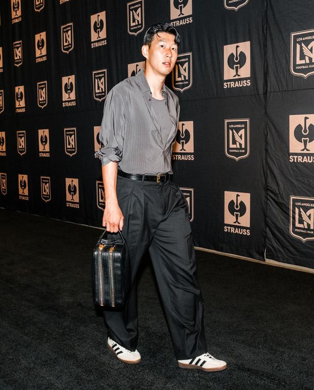 손흥민의 레알 솔트레이크 홈경기 출근길. 사진출처｜LAFC 페이스북